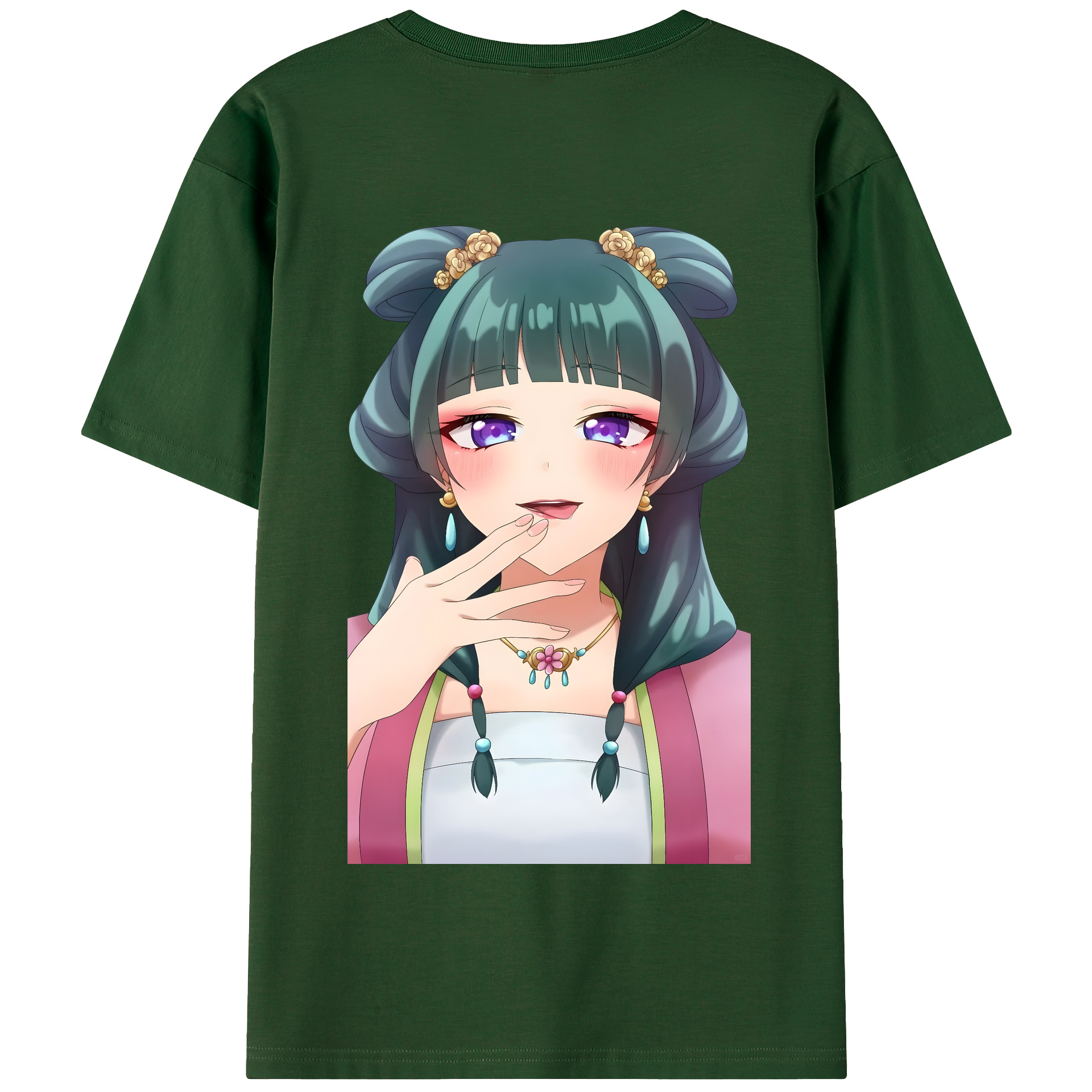 （画像用） 薬屋のひとりごと The Apothecary Diaries 綿100％半袖Tシャツ（背面プリント）